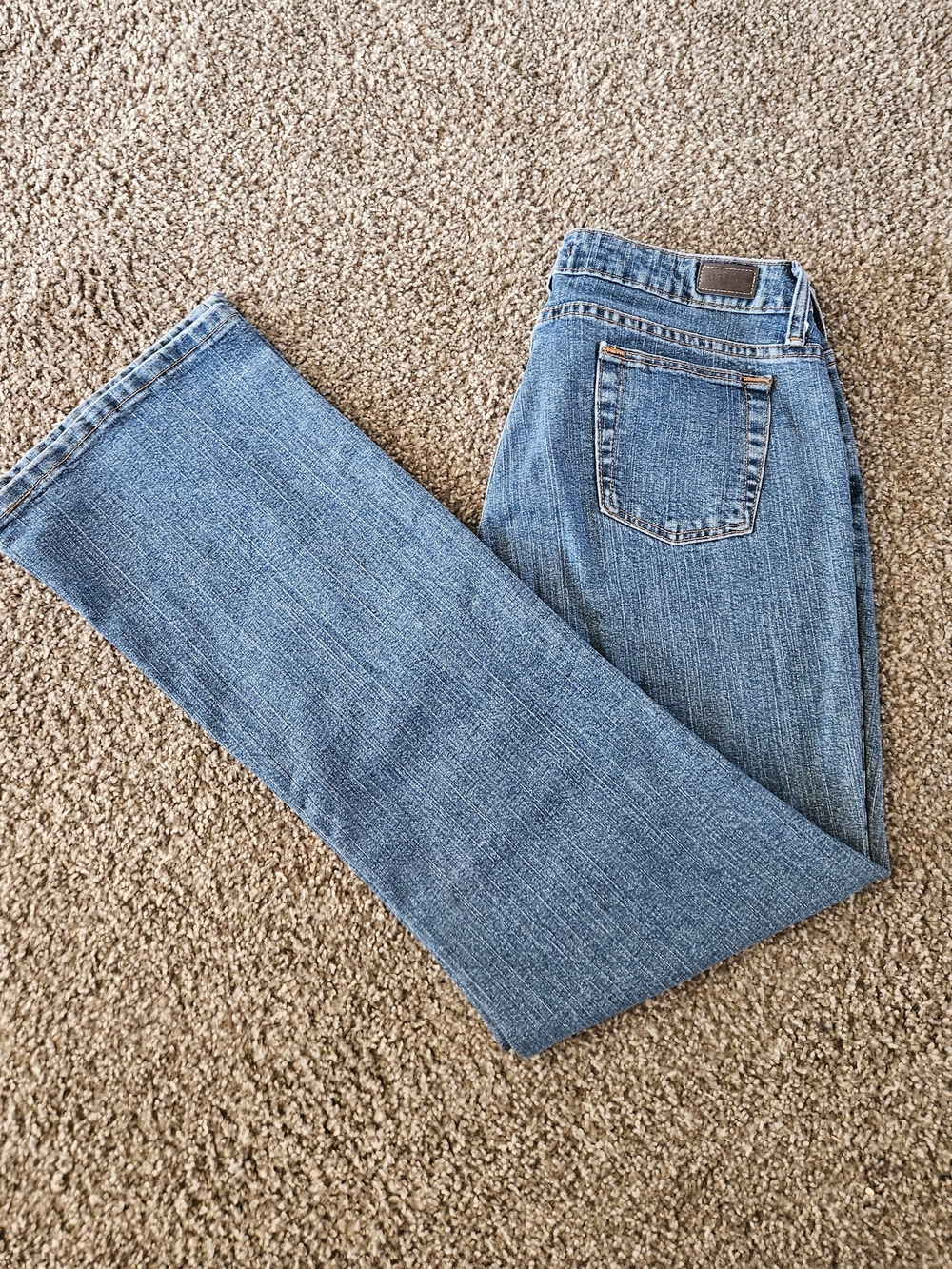 Riders by Lee Women's Mid Rise Bootcut Jeans Blue Denim Size 10M